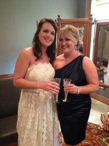 Cheers Meagan! You were a gorgeous bride!