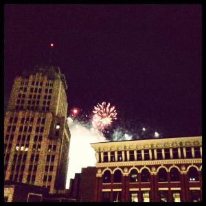 A fun view, hanging out with fun peeps