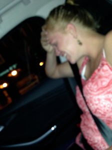 This is what happens when Shaunte is in the city...someone hates city drivers.